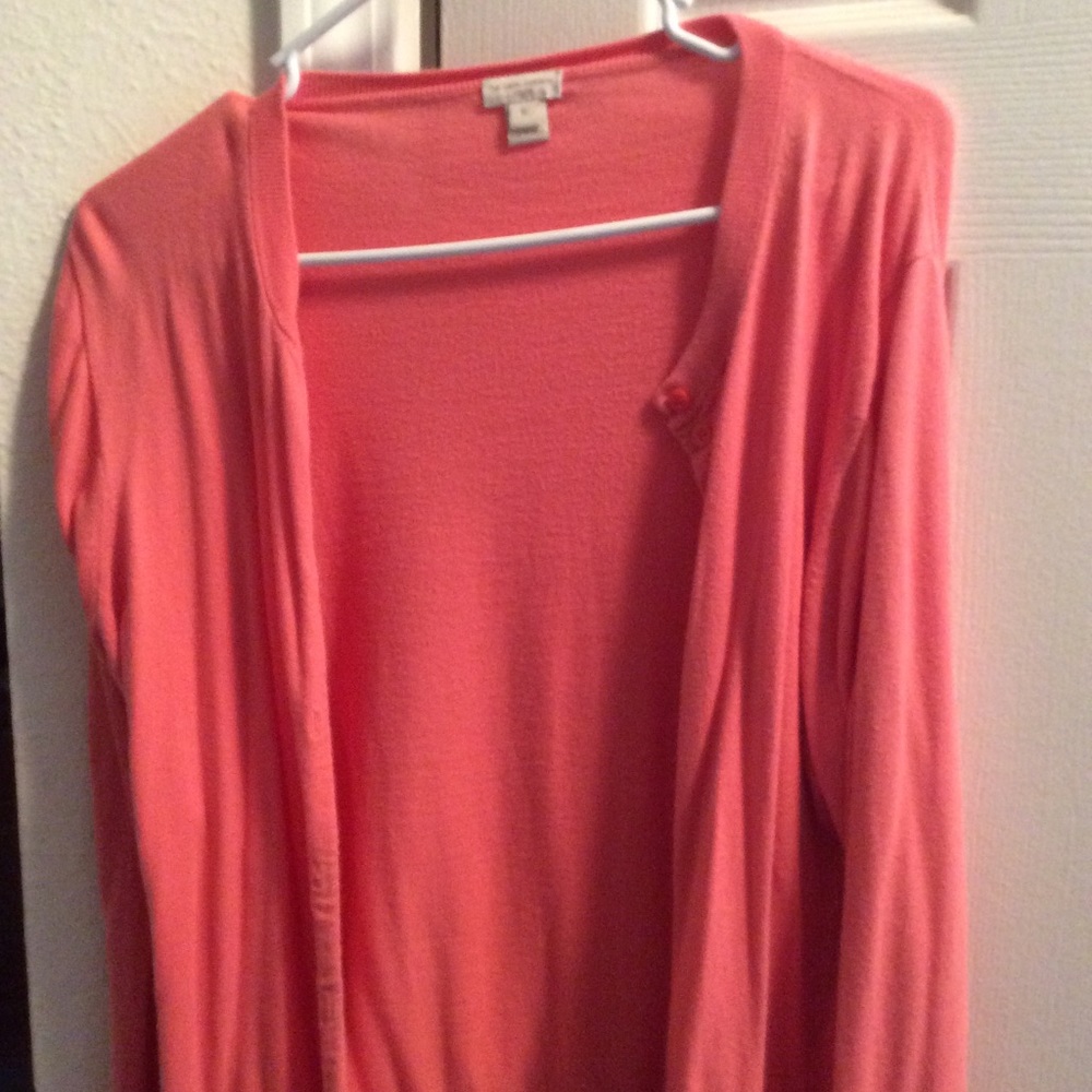 J crew Factory Caryn Cardigan Coral